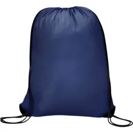 Symphony 210D Drawstring Bag Navy Unbranded